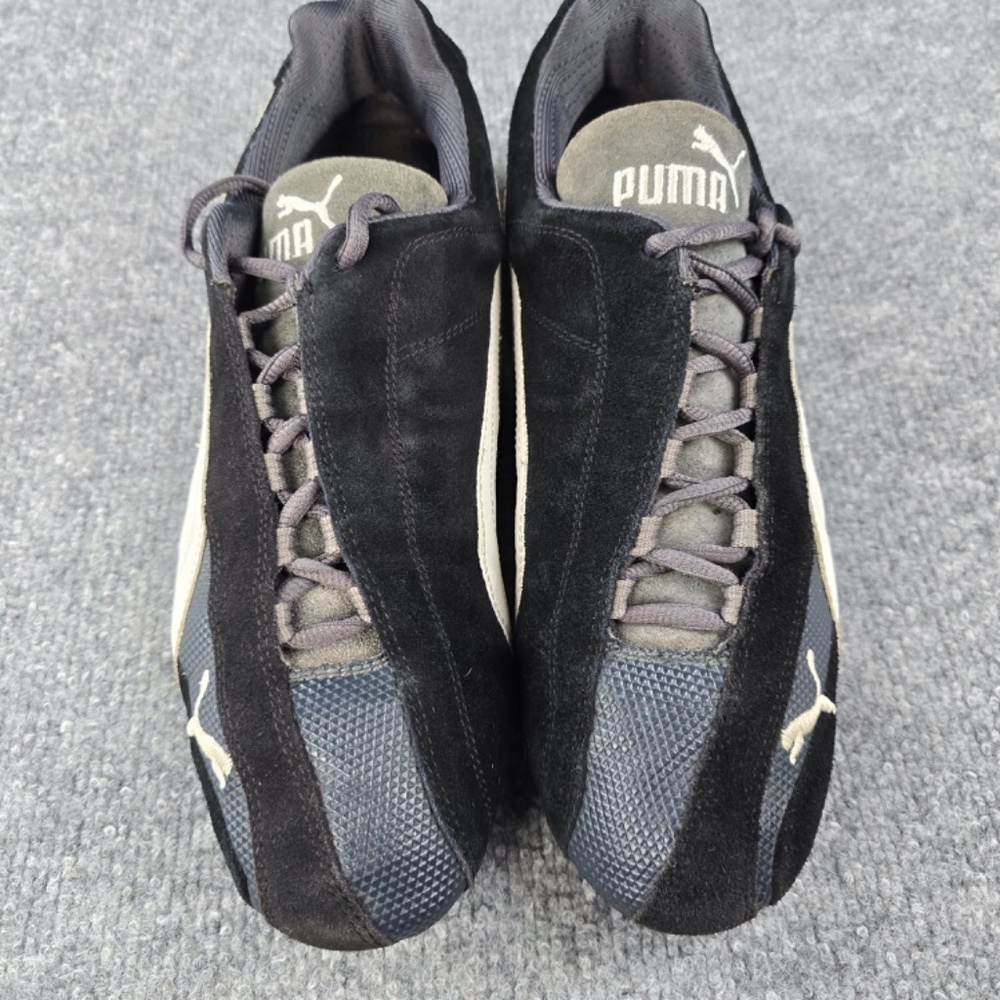 PUMA Speedcat OG Black/White Suede Driving Shoes - Men's Size 11 - Picture 3 of 12